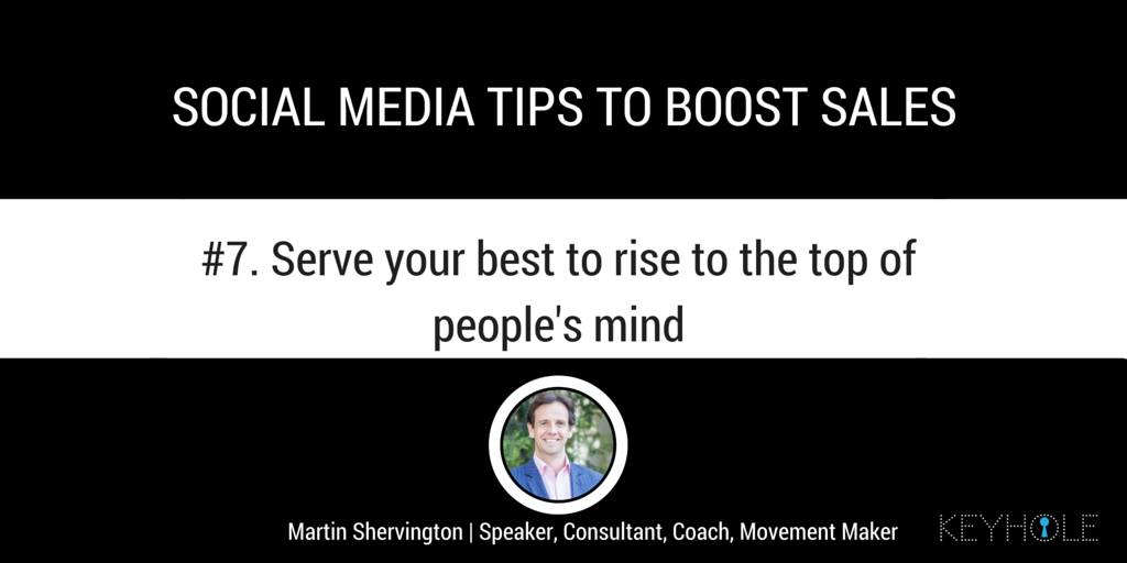 Social media to boost sales 7