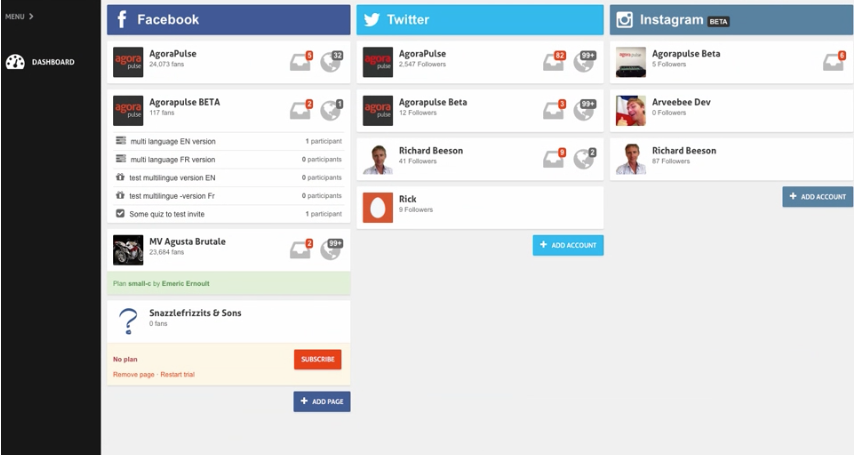AgoraPulse - Top 25 Social Media Analytics Tools