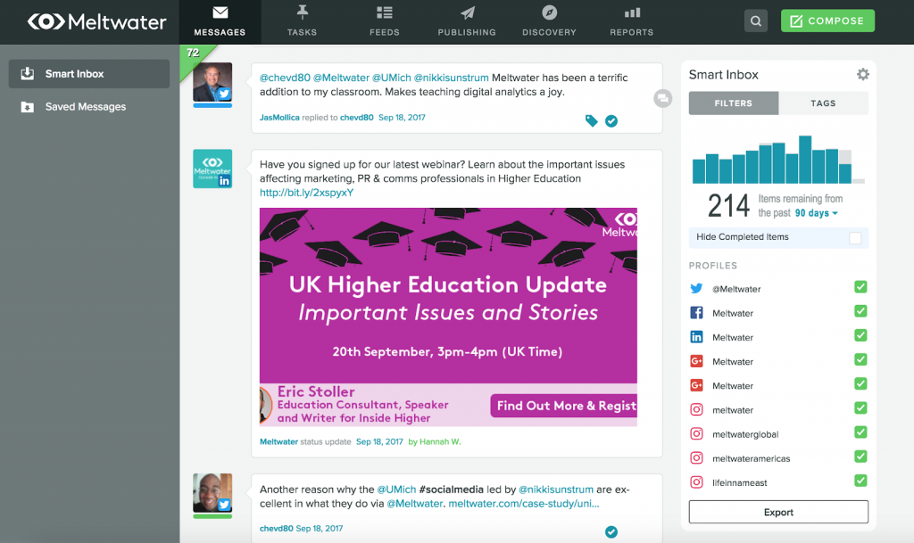 Meltwater - Top 25 Social Media Analytics and Monitoring Tools