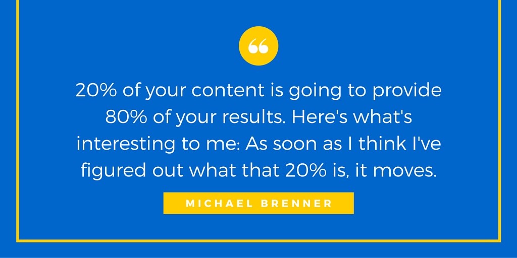 Interview with Marketing Influencer Michael Brenner - Quote