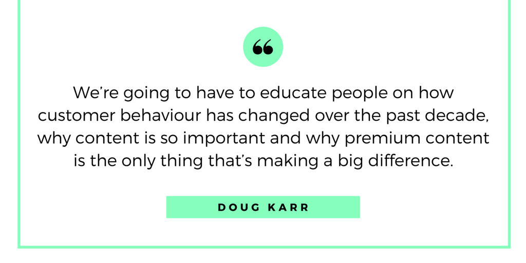 Doug Karr Quote - How to Grow and Run a Successful Corporate Blog