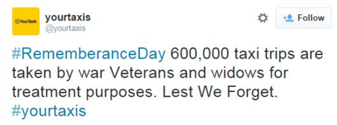 Remembrance Day - YourTaxis 10 Brutal Trend and Campaign Hashtag Fails by Big Brands