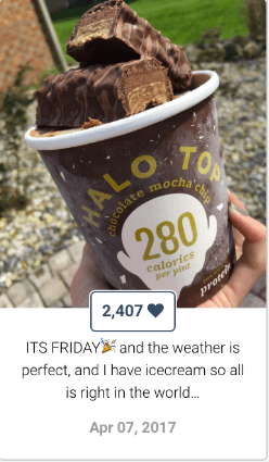 Fitcrunch for Keyhole - Halo Top Partnership