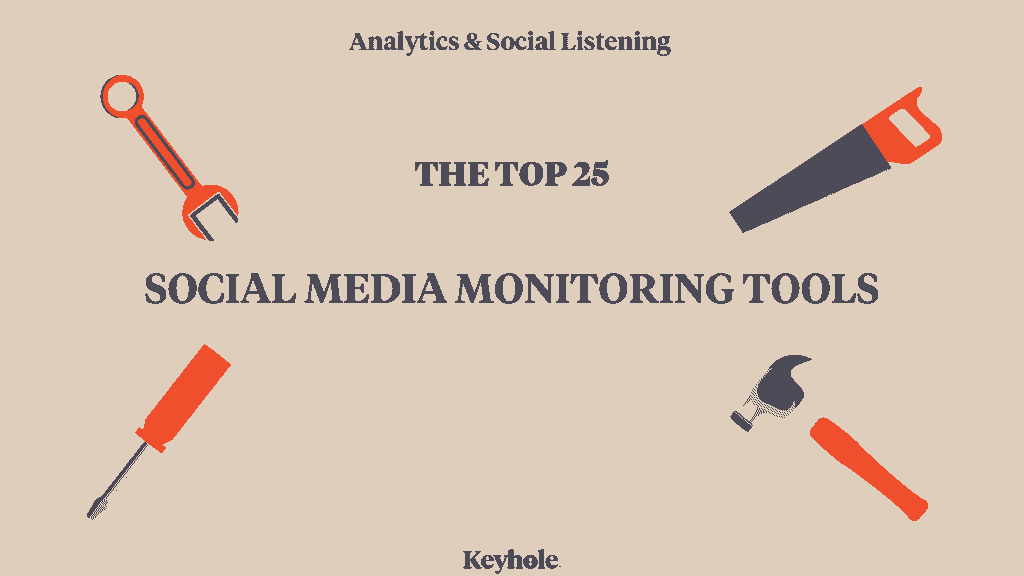 top 25 social media monitoring tools