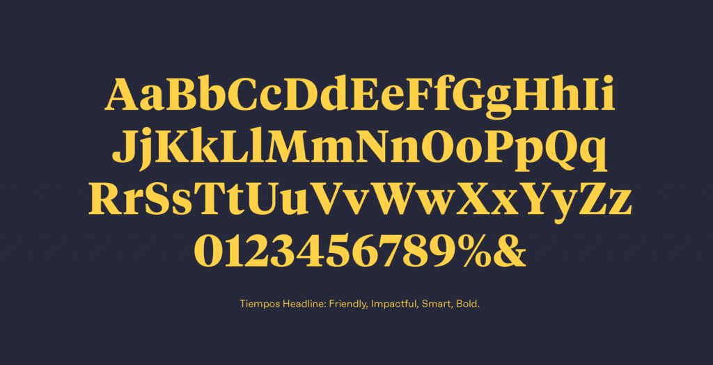 new branding - keyhole - tiempos - new font