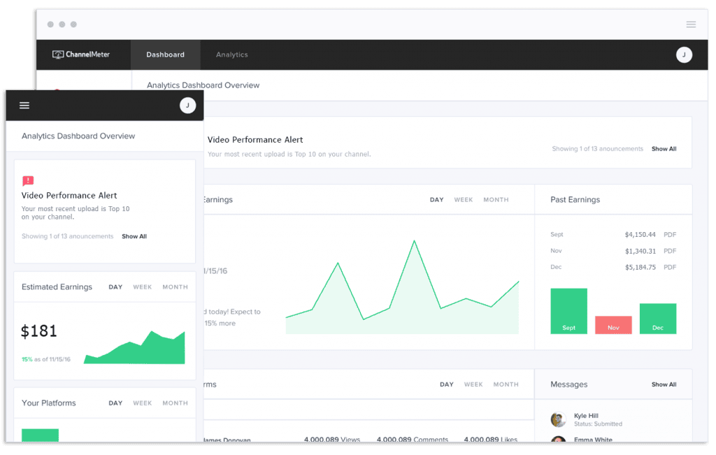 channelmeter for youtube analytics metrics