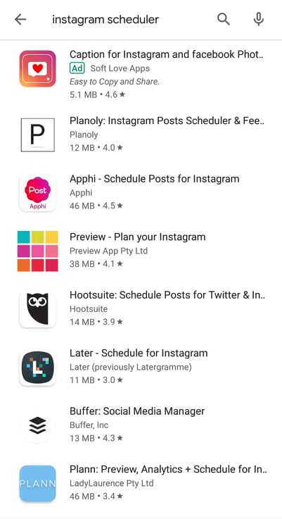 instagram post scheduler app