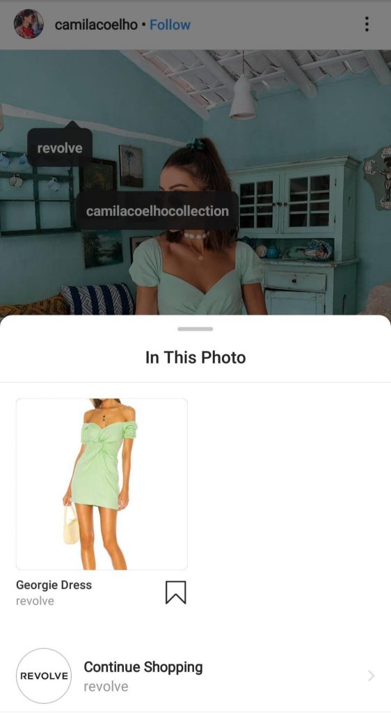 instagram shopping feature