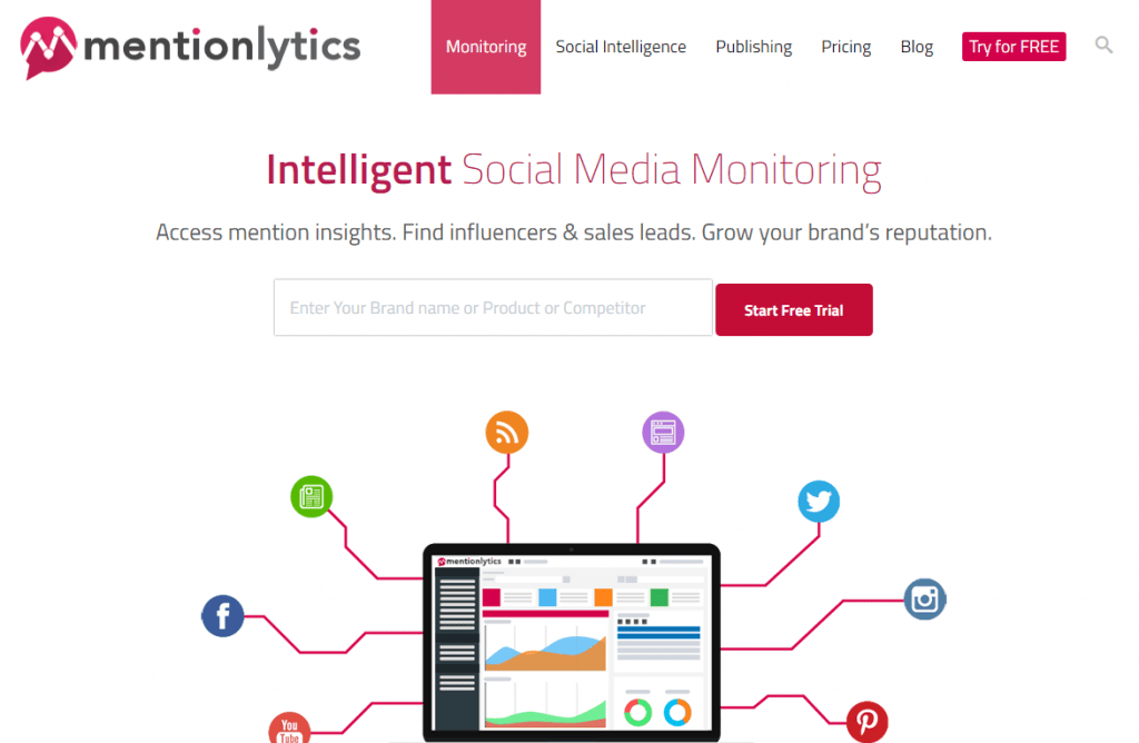 Social Media Tools - Social Listening Tools - Mentionlytics