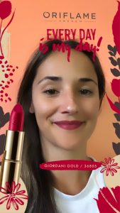 Oriflame Lipstick Instagram Filter