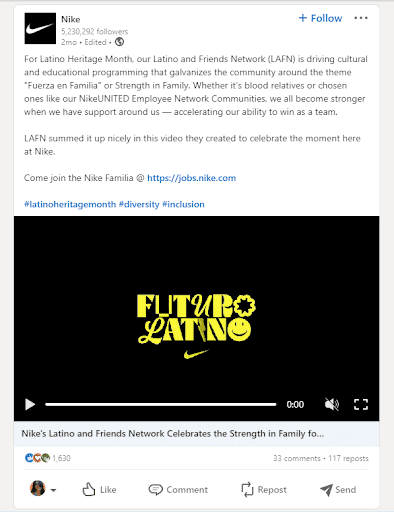 Nike influencer outlet job